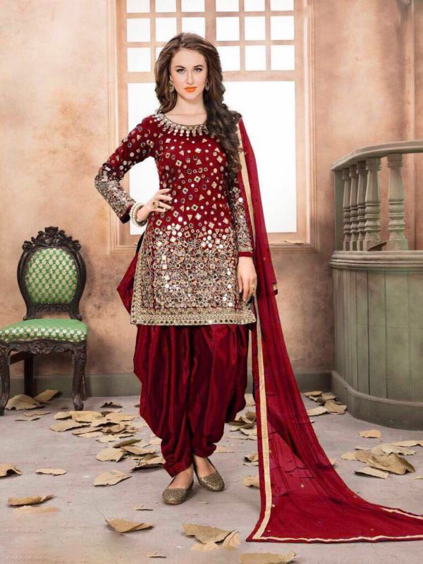 extreme-real-mirror-work-party-wear-red-color-patiyala-suit