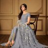 roman-silver-color-heavy-georgette-stone-work-suit-with-heavy-dupatta