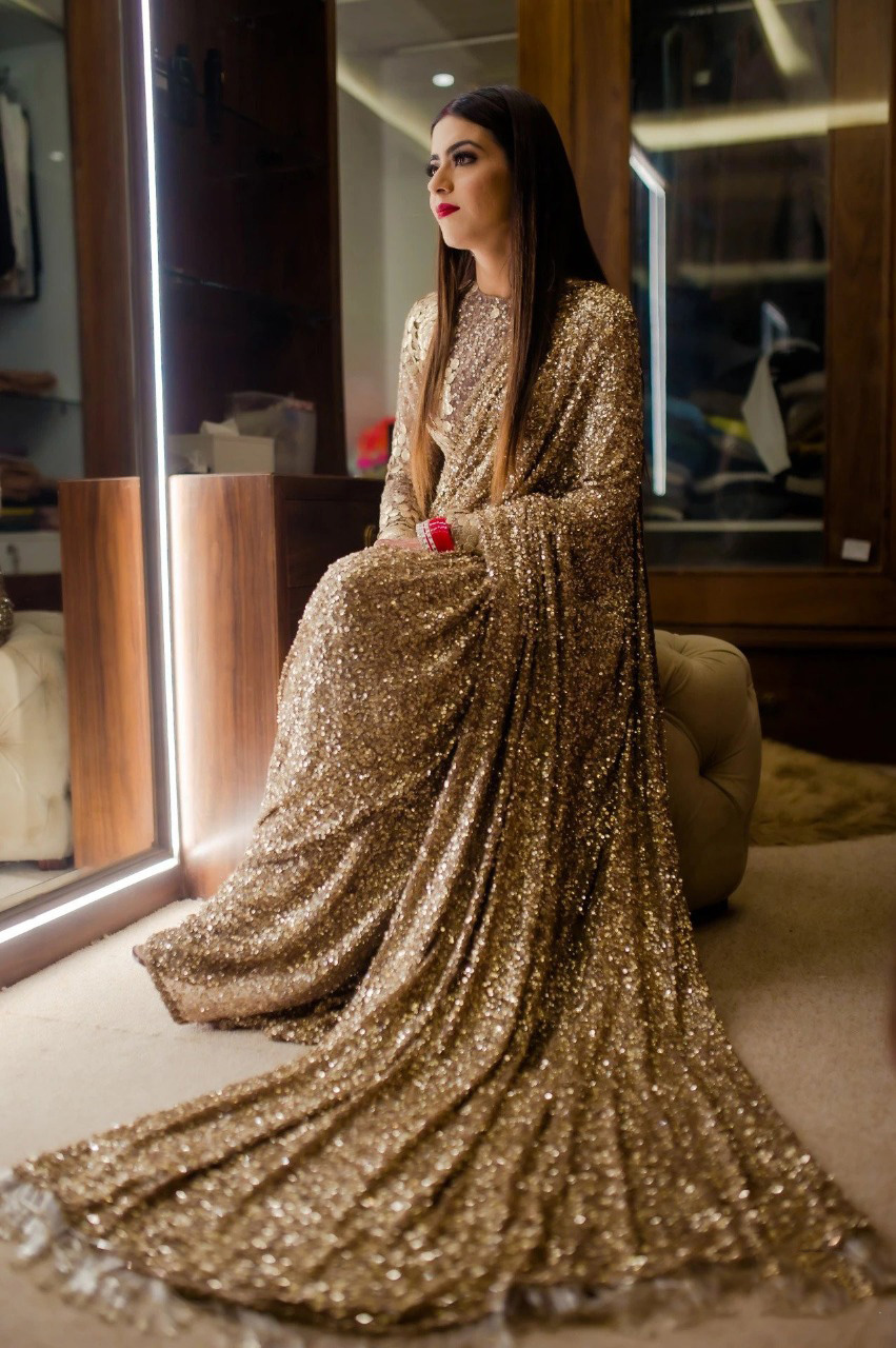 SN 236 Color: Gold Heavy Sequence Work Saree For Women's sn236, sn 236 Buy And Get 38% Off, On Sarees. SN236 | Bollywood Sarees, Creative Sarees, Designer Sarees, Embroidered Sarees, Party Wear Sarees, Sarees