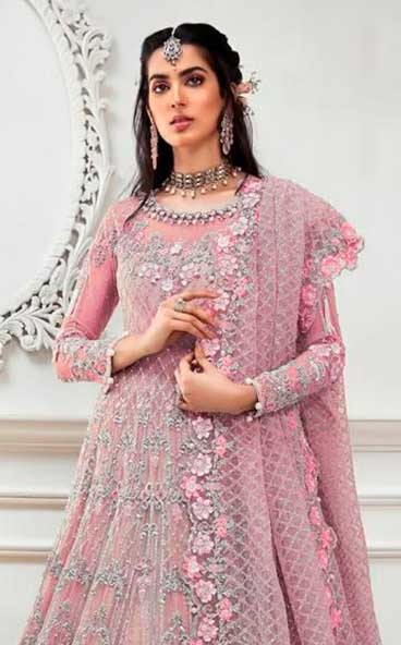 AGF Ramsha R 244 Light Orange Top :- Heavy Butterfly Net Work :- Embroidery With Multi Work Bottom :-Santoon Wedding, Party, Festive @2249 | Anarkali Suits, Bollywood Anarkali, Creative-Anarkali, Designer Anarkali, Embroidered Anarkali, Party Wear Anarkali