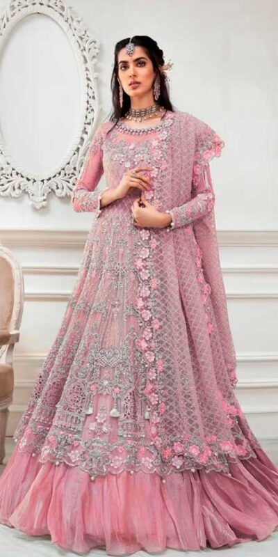 AGF Ramsha R 244 Light Orange Top :- Heavy Butterfly Net Work :- Embroidery With Multi Work Bottom :-Santoon Wedding, Party, Festive @2249 | Anarkali Suits, Bollywood Anarkali, Creative-Anarkali, Designer Anarkali, Embroidered Anarkali, Party Wear Anarkali