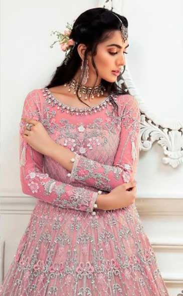 AGF Ramsha R 244 Light Orange Top :- Heavy Butterfly Net Work :- Embroidery With Multi Work Bottom :-Santoon Wedding, Party, Festive @2249 | Anarkali Suits, Bollywood Anarkali, Creative-Anarkali, Designer Anarkali, Embroidered Anarkali, Party Wear Anarkali