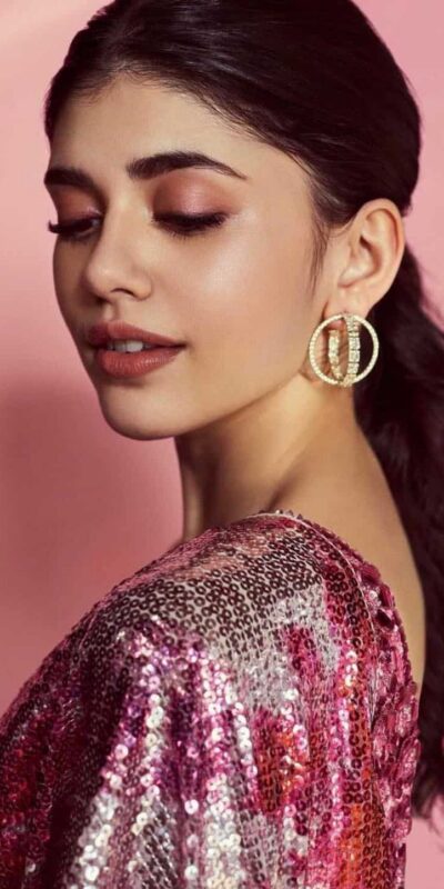 DF3173 Pink Saree : Light Weight Georgette Work : Heavy Digital Print Blouse: Georgette @1499 Sanjana Sanghi Pink Sequence Saree | Bollywood Sarees, Creative Sarees, Designer Sarees, Embroidered Sarees, Party Wear Sarees, Sarees