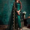 Beauteous Green Color Heavy Multi Hand Work Bridal Salwar Suit