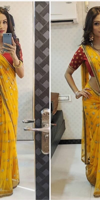 KT 3273 Yellow Saree :Original Organa Silk Blouse :Banglori Silk Work : Thread And Sequence Work With Fancy Lace Broder@1099/- Only | Bollywood Sarees, Creative Sarees, Designer Sarees, Embroidered Sarees, Modern Digital sarees, Party Wear Sarees, Sarees