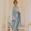Glorious Grey Color Heavy Georgette Designer Salwar Suit