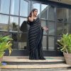 JR 595 Black Color Georgette Sequence Work With Peiping Saree Casual, Party Wear, Wedding, Events Etc. Expected Delivery 4-6 Working Days 1699/- | Bollywood Sarees, Creative Sarees, Designer Sarees, Embroidered Sarees, Ethnic Saree, Modern Digital sarees, Party Wear Sarees, Sarees