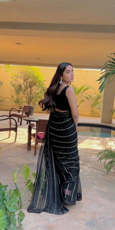 JR 595 Black Color Georgette Sequence Work With Peiping Saree Casual, Party Wear, Wedding, Events Etc. Expected Delivery 4-6 Working Days 1699/- | Bollywood Sarees, Creative Sarees, Designer Sarees, Embroidered Sarees, Ethnic Saree, Modern Digital sarees, Party Wear Sarees, Sarees