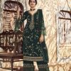 Special Blue Color Georgette Embroidery Stone Work Sharara Suit