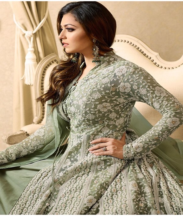 Product Code: LT 1706 SeriesColor: Dull MintFabrics: Top Fabric :Georgette Bottom Fabric : Santoon Dupatta Fabric : NazmeenStitch Type: Semi-Sttiched | Anarkali Suits, Bollywood Anarkali, Creative-Anarkali, Designer Anarkali, Embroidered Anarkali, Party Wear Anarkali