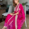 Glorious Pink Salwar Suit With Heavy Sequence Work On Taffeta Silk