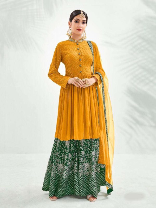 latest-yellow-color-georgette-with-embroidery-work-sharara-suit