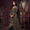 Maisha Women's Wear Black Color Heavy Net Embroidered Stone Work Sharara Suit