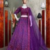Trending Designer Purple Color Soft Tafeta Silk Lehenga choli