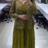Beautiful Green Color Georgette Thread Sequence Salwar Suit