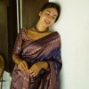 Cute Coffee Color Soft Lichi Silk Ordinary Design Work Pallu Saree