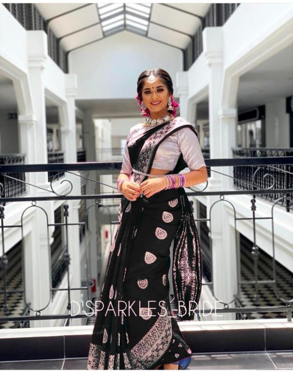 Fashionable Coffee Color Soft Lichi Silk Beautiful Rich Pallu Saree