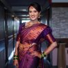 Glamorous Purple Color Banarasi Soft Silk Ordinary Design Saree