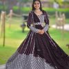 Graceful Maroon Color Georgette Sequence Thread Lehenga Choli