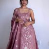 Grand Pink Color Jimmy Chu Thread & Sequence Work Salwar Suit