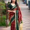 Mesmerizing Green Color Soft Lichi Silk Jacquard Rich Pallu Saree