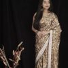 Softly Coffee Color Heavy Devsena Soft Silk Digital Printed Saree