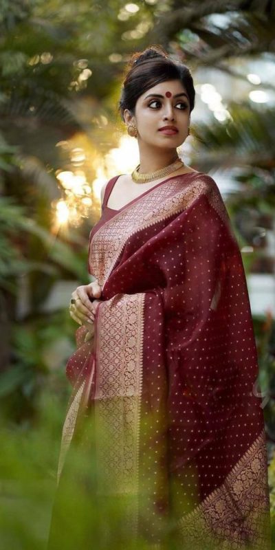 KP 4012 Maroon Color Soft Lichi Silk Cloth Beautiful Rich Pallu Saree Casual, Party Wear, Wedding, Events Etc.   Expected Delivery 4-6 Working Days @ 1349 | Bollywood Sarees, Creative Sarees, Designer Sarees, Embroidered Sarees, Ethnic Saree, Modern Digital sarees, Party Wear Sarees, Sarees
