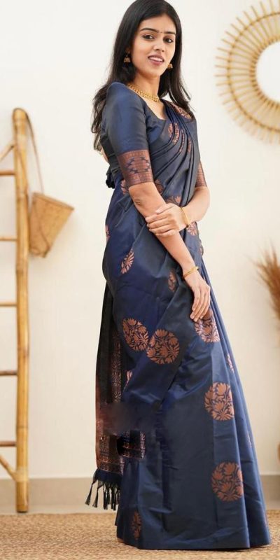 KP 4064 Royal Blue Color Soft Lichi Silk Jacquard On All Over Saree Casual, Party Wear, Wedding, Events Etc. Expected Delivery 4-6 Working Days @1249/- | Bollywood Sarees, Creative Sarees, Designer Sarees, Embroidered Sarees, Ethnic Saree, Modern Digital sarees, Party Wear Sarees, Sarees