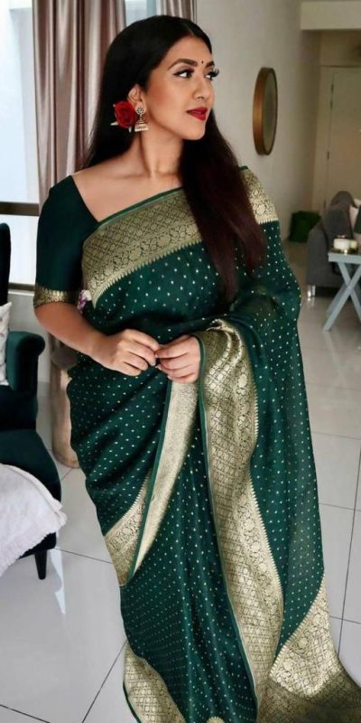 KP 4012 Stone Green Color Soft Lichi Silk Cloth Rich Pallu Work Saree Casual, Party Wear, Wedding, Events Etc.   Expected Delivery 4-6 Working Days @ 1349/- | Bollywood Sarees, Creative Sarees, Designer Sarees, Embroidered Sarees, Ethnic Saree, Modern Digital sarees, Party Wear Sarees, Sarees