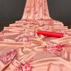 Aglow Light Peach Color Devsena Soft Silk Digital Printed Saree