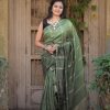 Artful Green Color Jacquard Rich Pallu On All Over The Saree