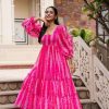 Beautiful Pink Color Heavy Faux Georgette Digital Print Salwar Suit