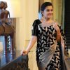 Black Soft Silk Cloth Jacquard All Over Saree