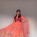 Mesmerizing Pink Color Chant Crepe Kalamkari Printed Gown
