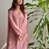 Special Baby Pink Color Georgette Thread Embroidery Salwar Suit