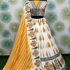 Special White Color Silk Embroidery Amazing Print Lehenga Choli