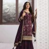 Superb Purple Color Vichitra Digital Print Embroidery Salwar Suit