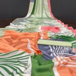 Aglow Pista Color Devsena Soft Silk Digital Printed Work Saree