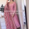 Artful Light Pink Color Jimmy Choo Embroidery Anarkali Suit