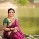 Beautiful Pink Color Soft Lilan Slab Weaving Work Saree