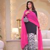 Majestic Black Color Georgette Embroidery Sequence Salwar Suit