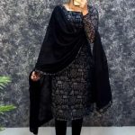 Splendorous Black Color Fox Georgette Printed Work Kurti