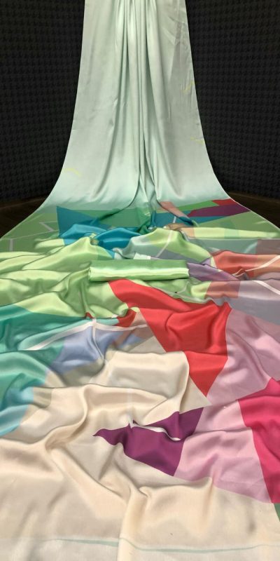 Adorable Light Green Color Devsena Soft Silk Digital Printed Saree