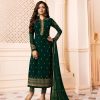 Perfect Green Color Heavy Georgette Embroidery Salwar Suit