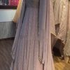 Pretty Light Purple Color Georgette Embroidery Sequence Gown