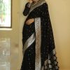 Nice Silver Black 4 Color Banarasi Soft Silk Ordinary Design Saree
