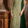 Superb Green Heavy Net Coding Sequence Embroidery Salwar Suit