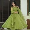SRK 5184 Green Color Georgette Embroidery Work Salwar Suit Wedding, Party, Festive, Events Expected Delivery 4-6 Working Days @ 2049/- | Casual Suits, Jump Suits, Creative suits, Designer Suits, Palazzo Suits, Party Wear Suits, Patiala Suits, Salwar suit, Straight Suits