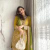 Hansika Motwani Yellow Color Georgette Embroidery Salwar Suit