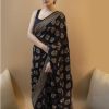 KP 1082 Black Color Soft Lichi Silk Jacquard On All Over Saree Casual, Party Wear, Wedding, Events Etc. Expected Delivery 4-6 Working Days @1399/- | Embroidered Sarees, Bollywood Sarees, Creative Sarees, Designer Sarees, Ethnic Saree, Modern Digital sarees, Party Wear Sarees, Sarees